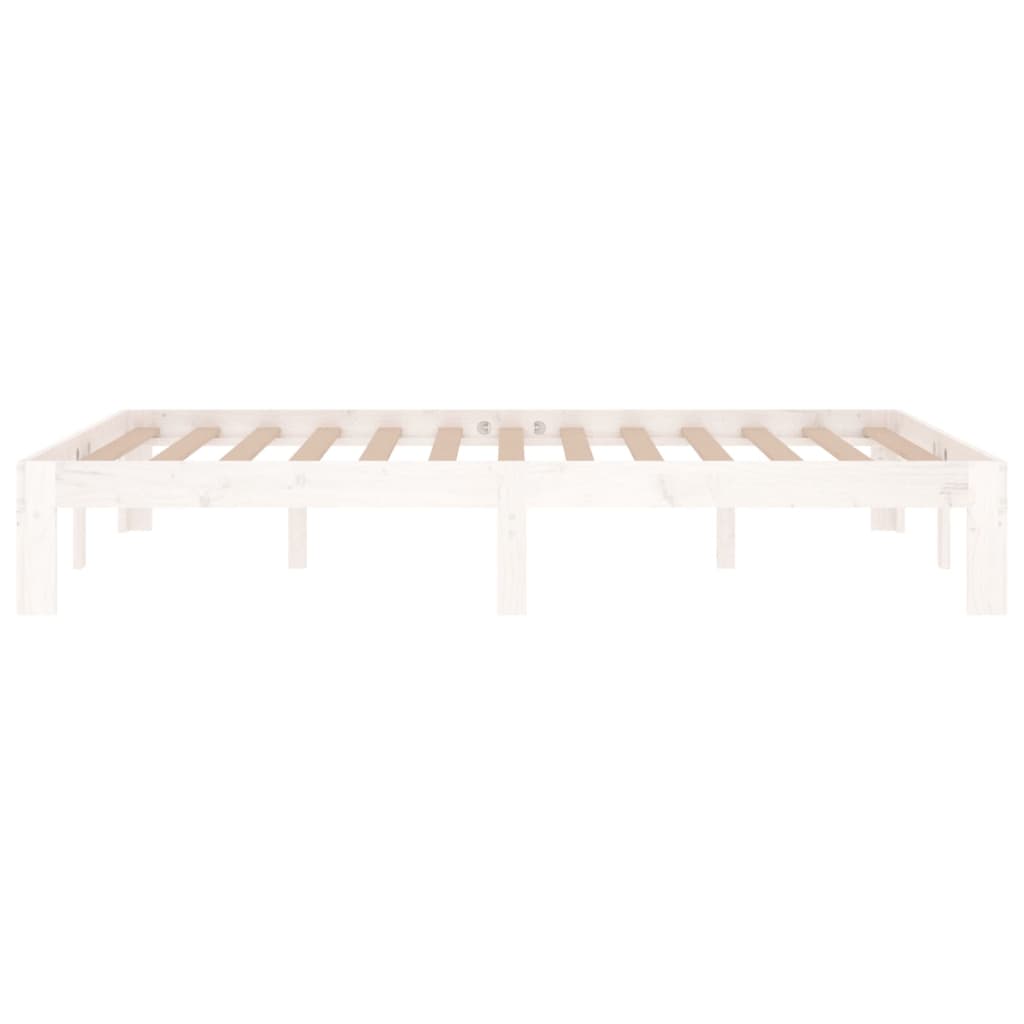 Cadre de lit sans matelas blanc 120x190 cm - XIOS