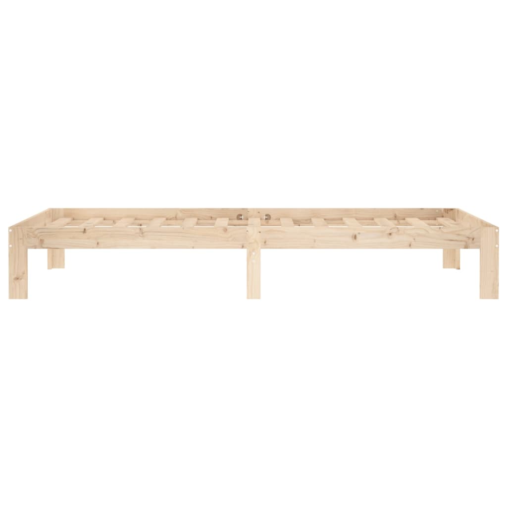 Cadre de lit sans matelas bois de pin massif 90x200 cm - XIOS