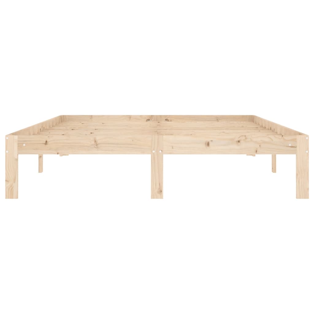 Cadre de lit sans matelas bois massif de pin 140x200 cm - XIOS