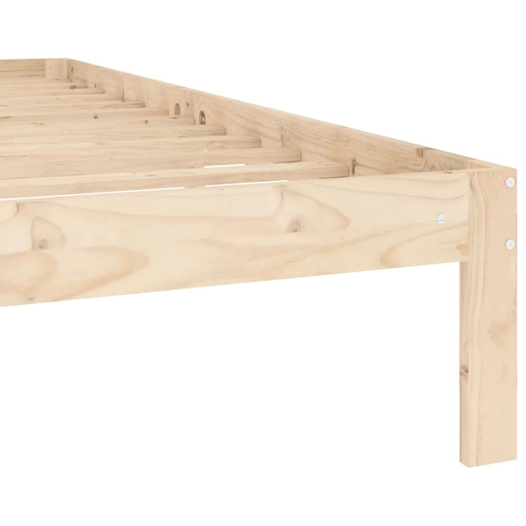 Cadre de lit sans matelas bois massif de pin 140x200 cm - XIOS