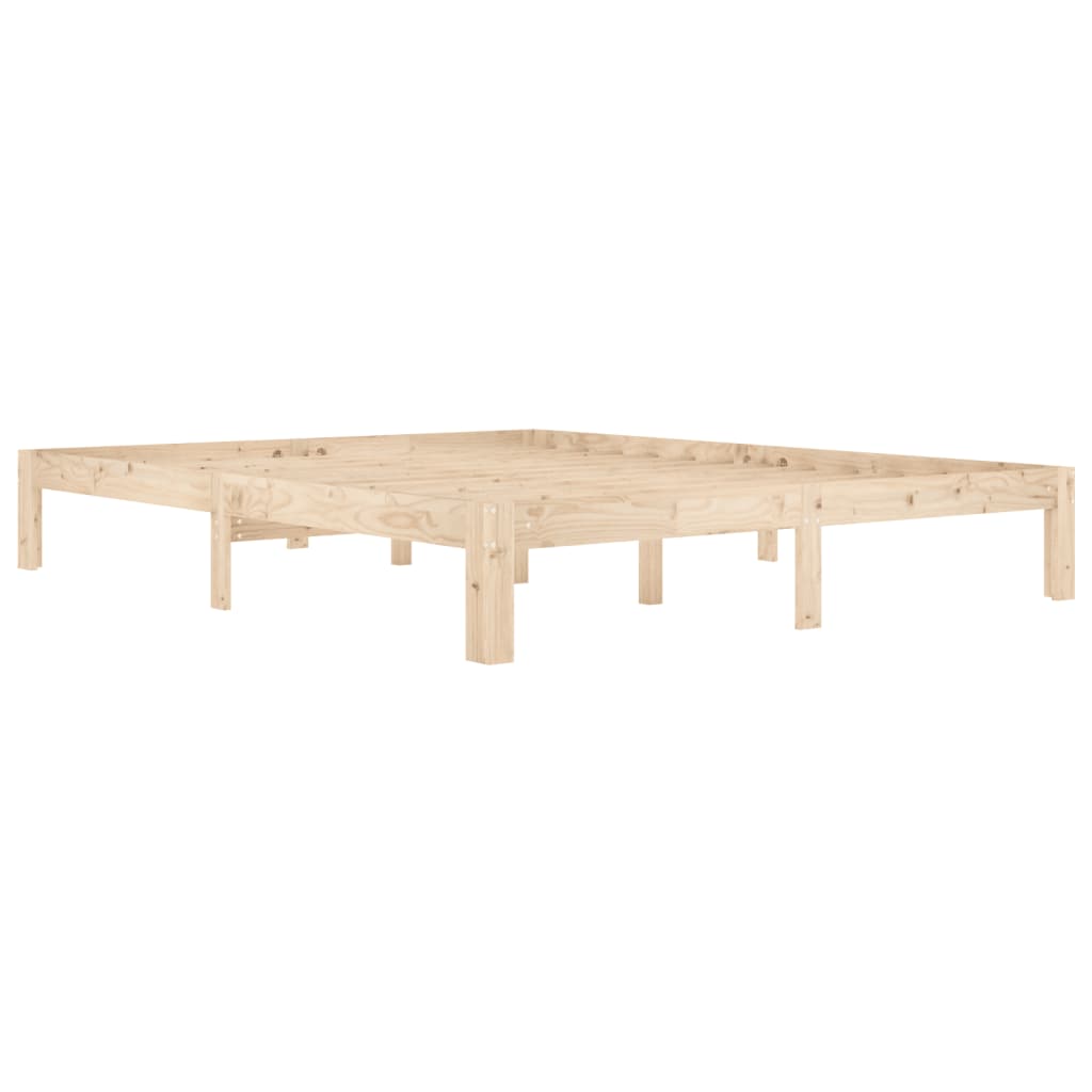 Cadre de lit sans matelas bois massif de pin 160x200 cm - XIOS