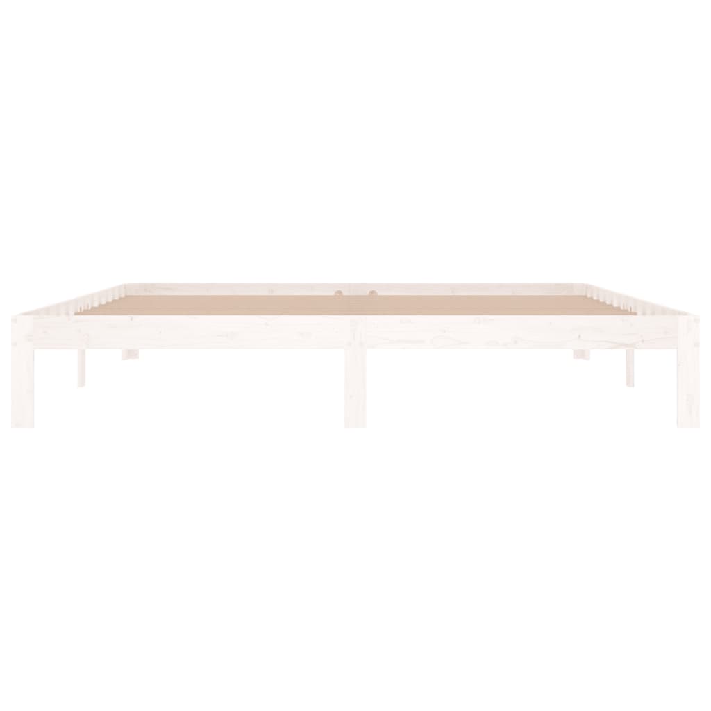 Cadre de lit sans matelas blanc 180x200 cm - XIOS