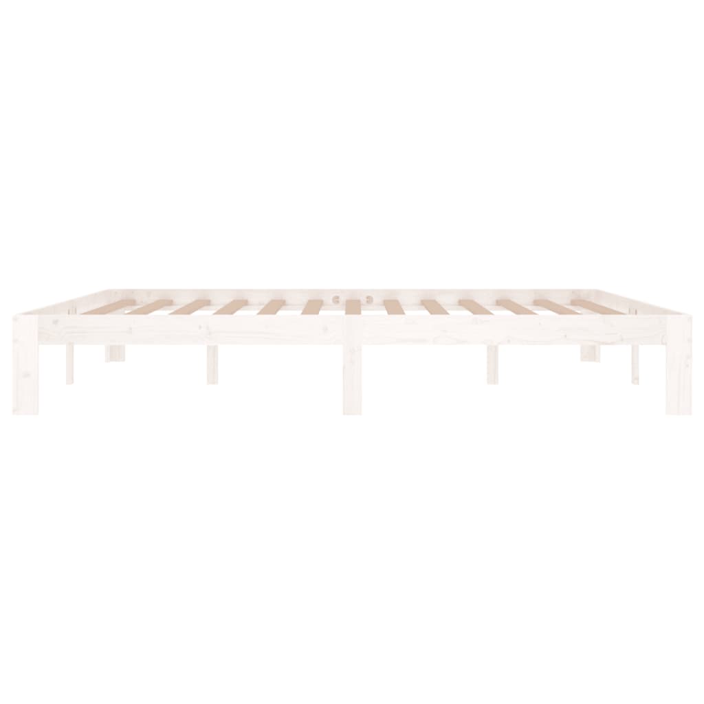 Cadre de lit sans matelas blanc 180x200 cm - XIOS