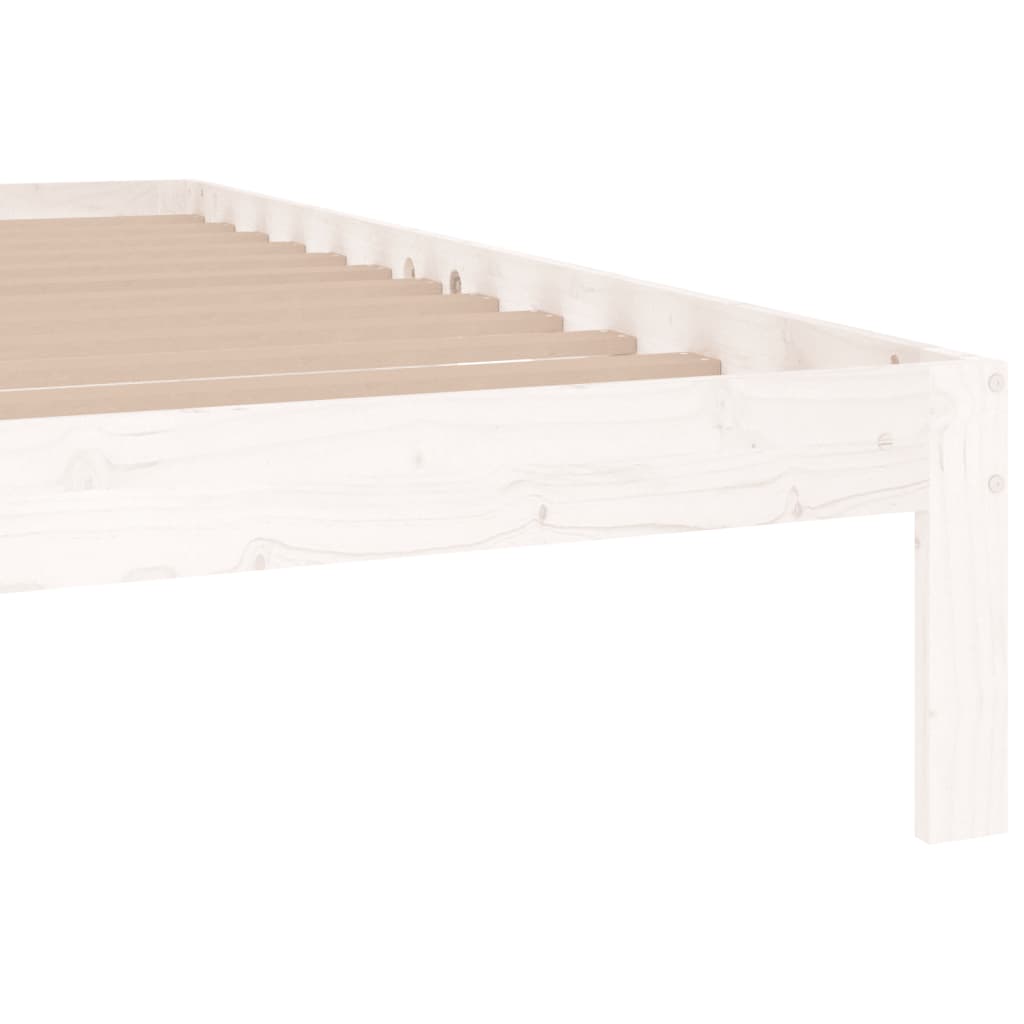 Cadre de lit sans matelas blanc 180x200 cm - XIOS