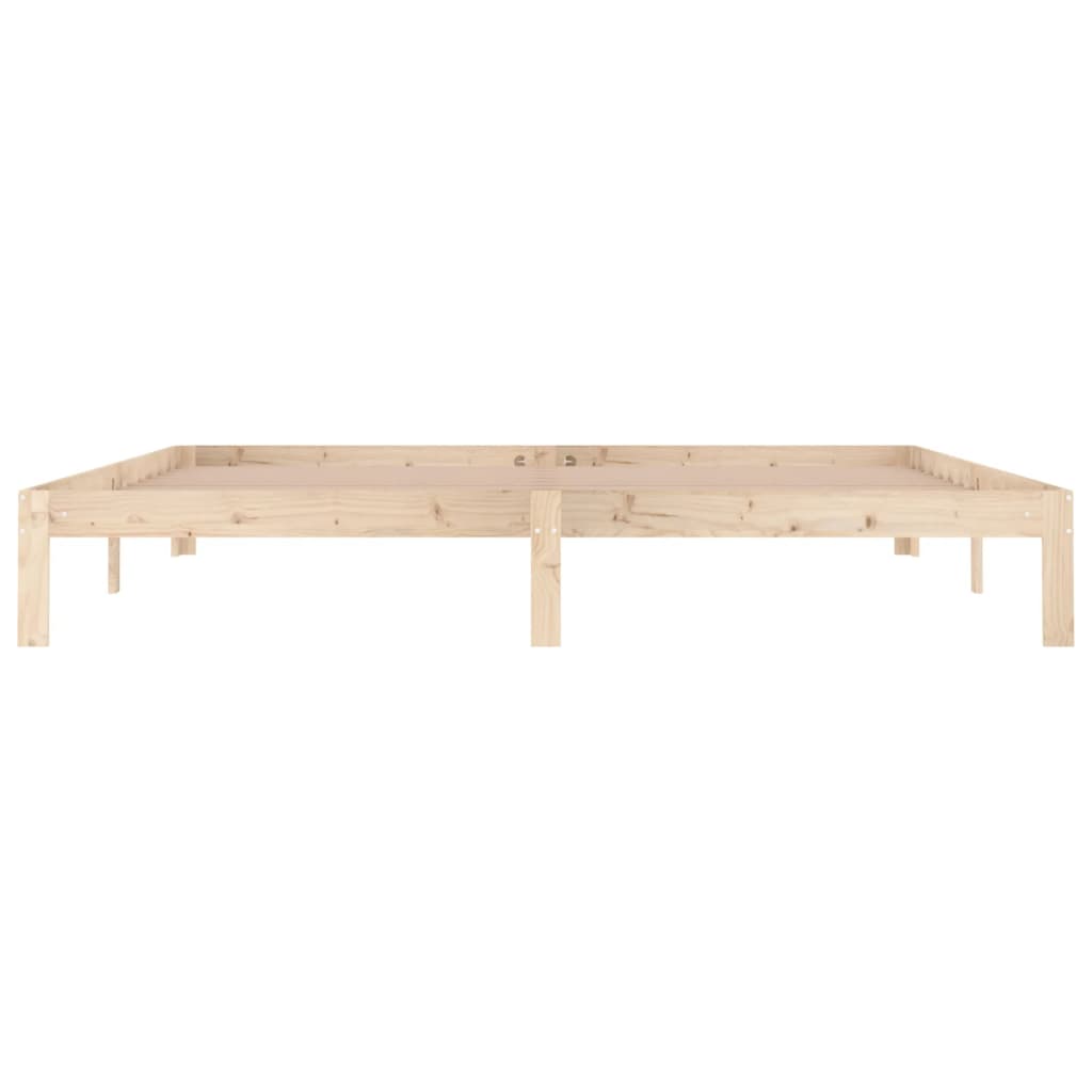 Cadre de lit sans matelas bois massif de pin 200x200 cm - XIOS