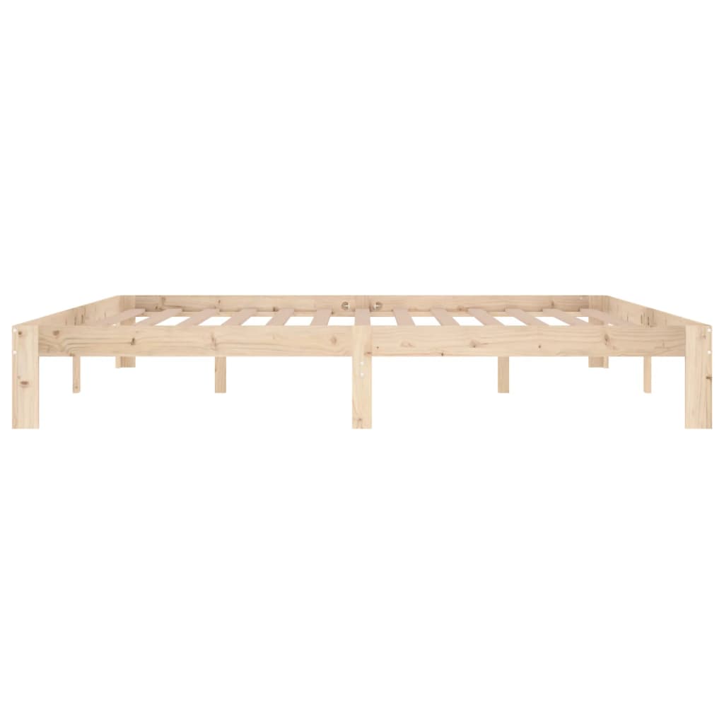 Cadre de lit sans matelas bois massif de pin 200x200 cm - XIOS