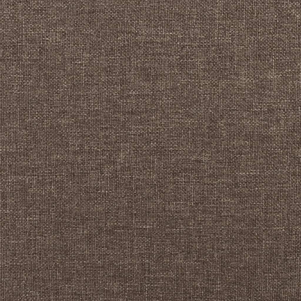 Chaise de relaxation avec tabouret Taupe Tissu Fauteuils vidaXL