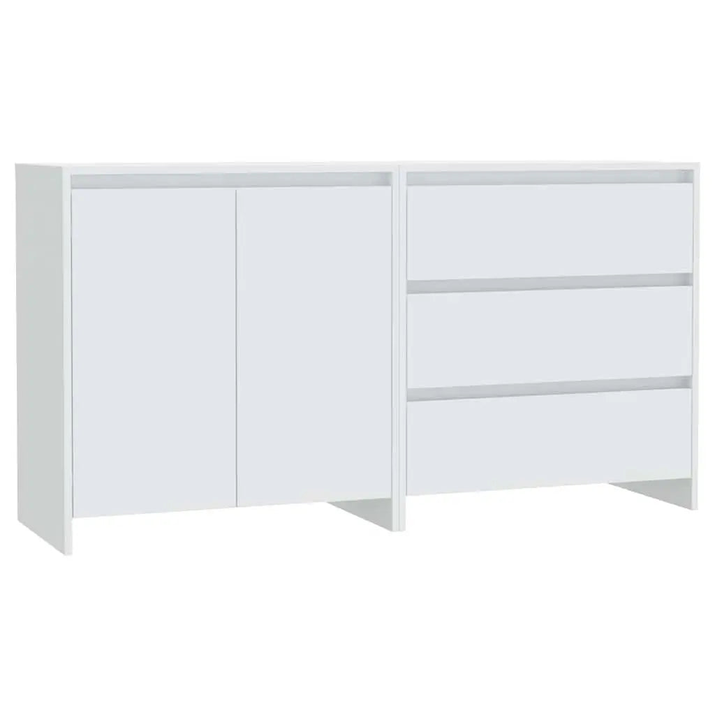 Buffets 2 pcs Blanc Bois d’ingénierie - XIOS