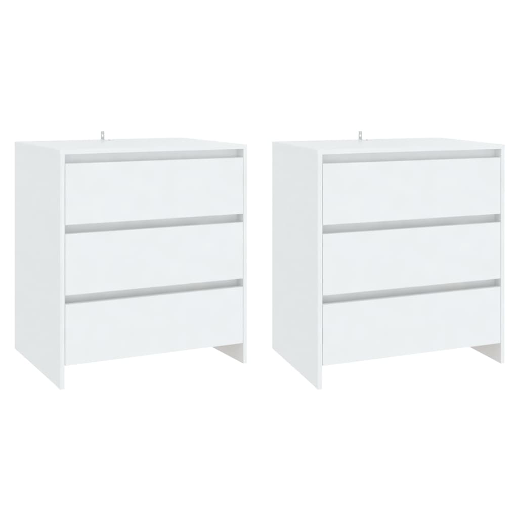 Buffets 3 pcs Blanc Bois d'ingénierie - XIOS