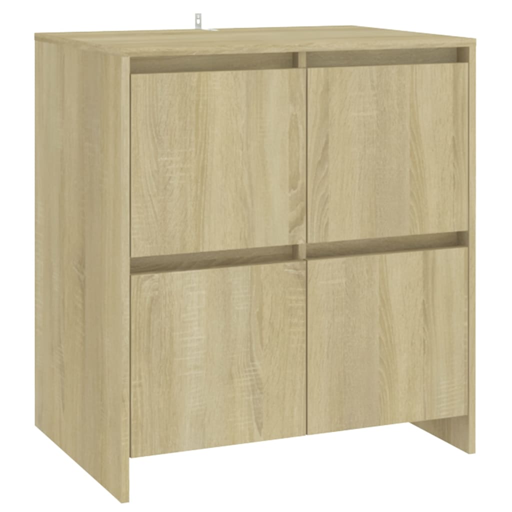 Buffets 2 pcs Chêne sonoma Bois d'ingénierie Buffets & bahuts vidaXL