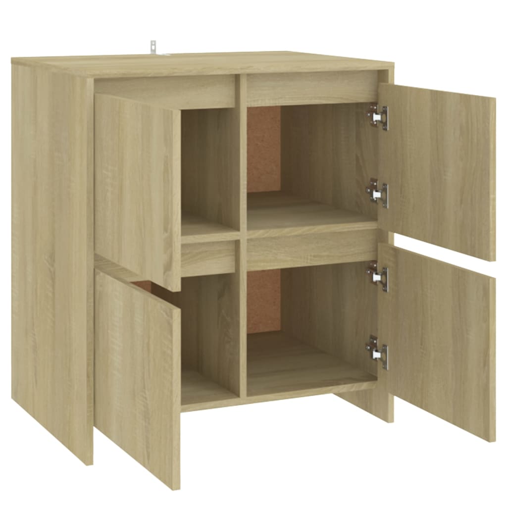 Buffets 2 pcs Chêne Sonoma 70x41x75 cm Bois d'ingénierie - XIOS