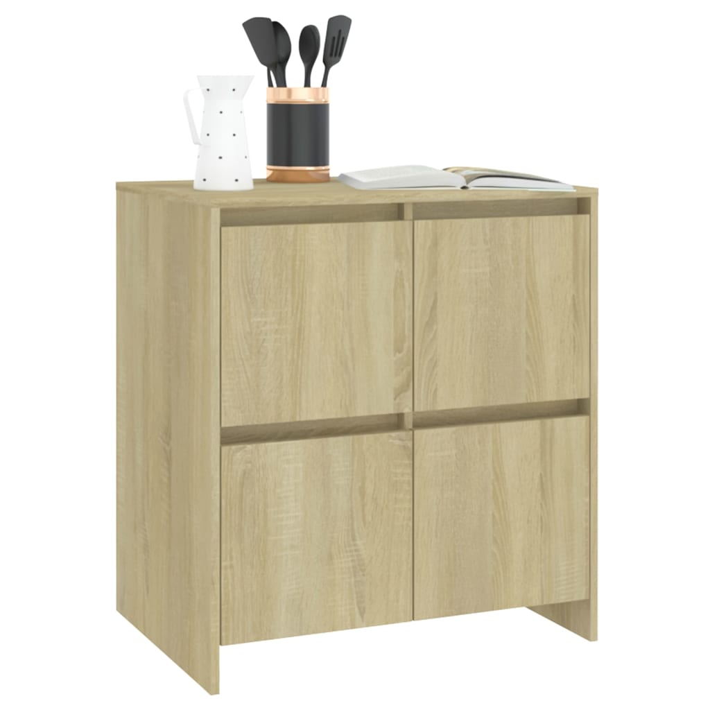 Buffets 2 pcs Chêne Sonoma 70x41x75 cm Bois d'ingénierie - XIOS