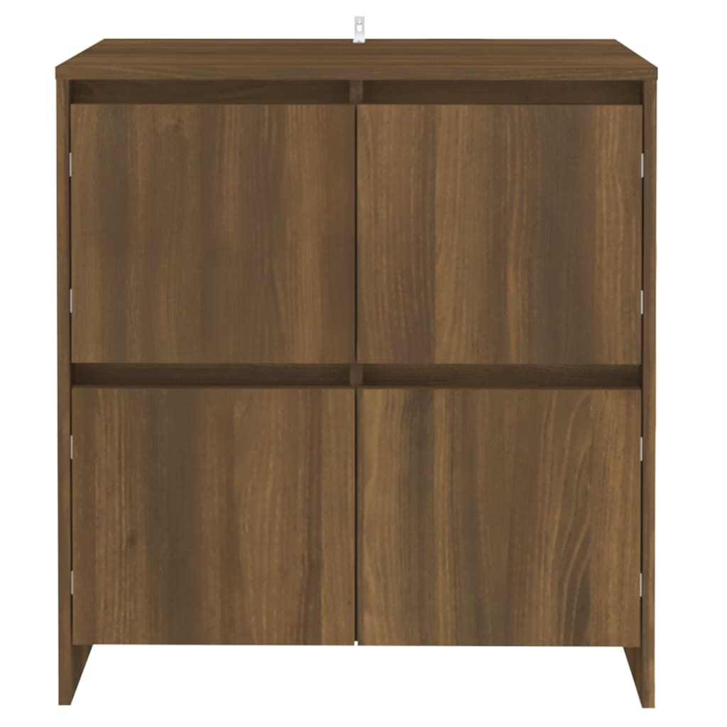 Buffets 2 pcs Chêne marron 70x41x75 cm Bois d'ingénierie - XIOS