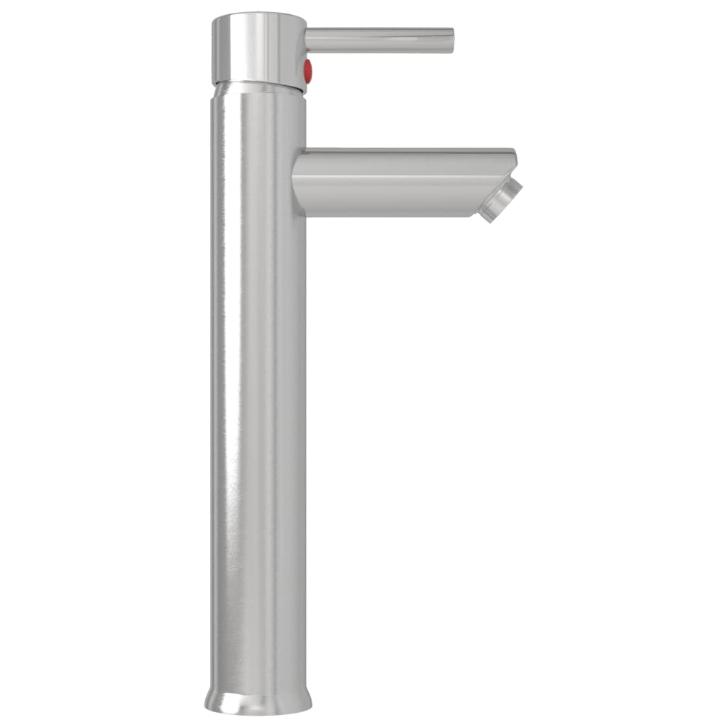 Lavabo de bain avec robinet et drain à poussoir Verre trempé Lavabos vidaXL
