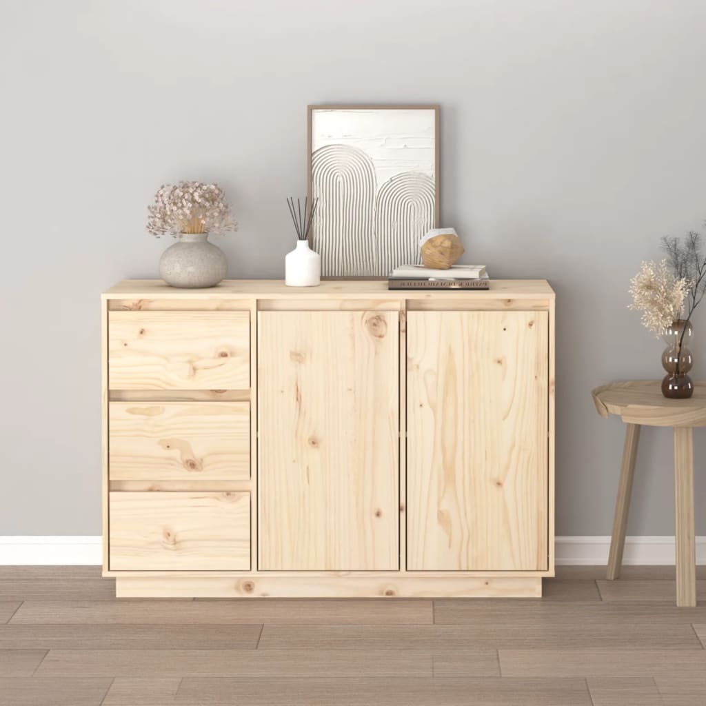 Buffet 111x34x75 cm Bois massif de pin - XIOS
