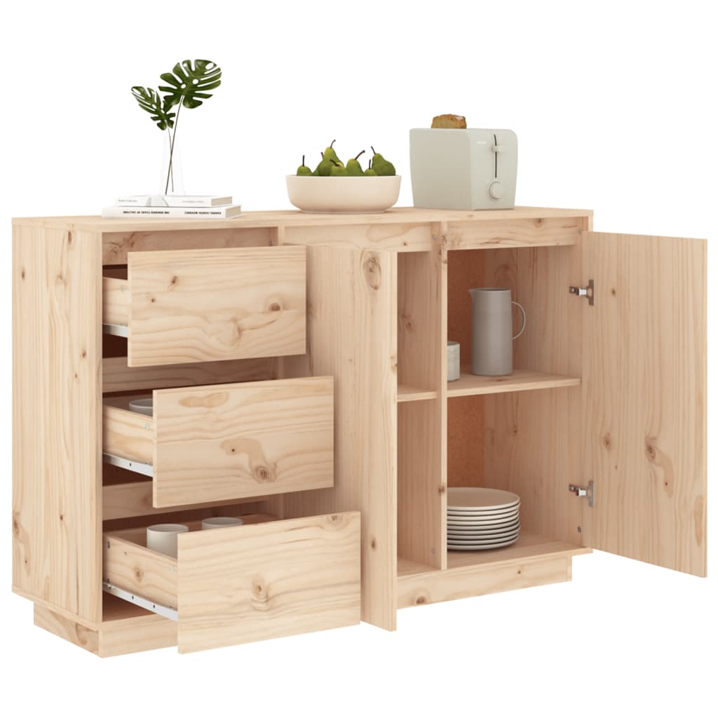 Buffet 111x34x75 cm Bois massif de pin - XIOS