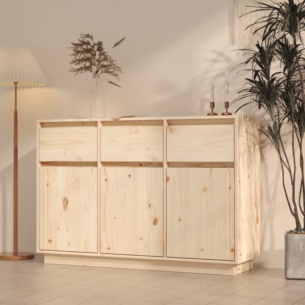 Buffet 110x34x75 cm Bois massif de pin - XIOS