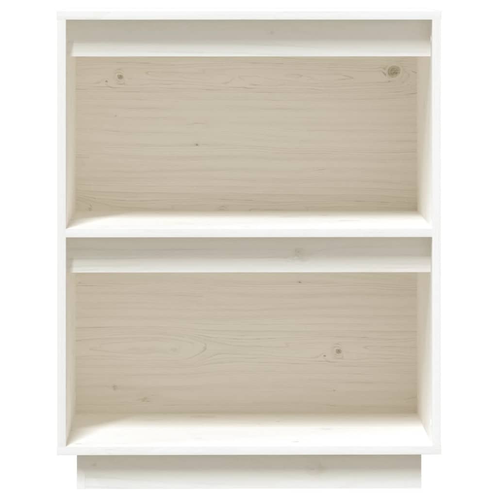 Armoire console Blanc 60x34x75 cm Bois de pin solide - XIOS