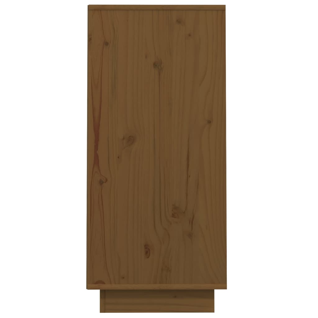Armoire console Marron miel 60x34x75 cm Bois de pin solide - XIOS