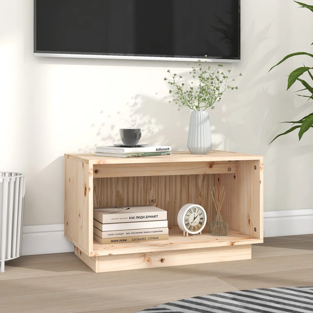 Meuble TV 60x35x35 cm Bois de pin massif - XIOS