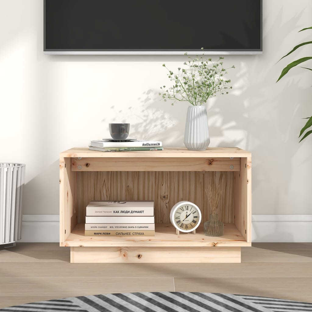 Meuble TV 60x35x35 cm Bois de pin massif - XIOS