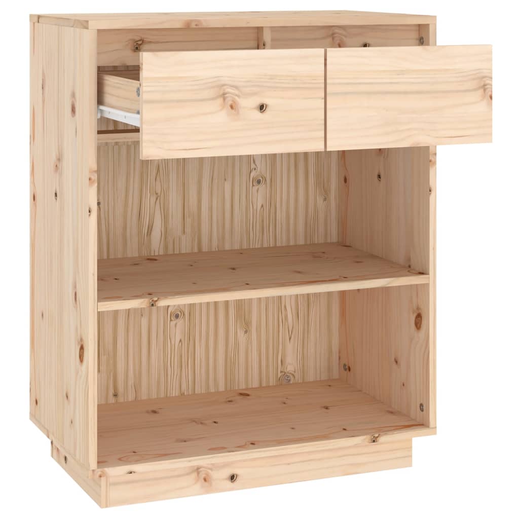 Armoire console 60x34x75 cm Bois de pin solide - XIOS