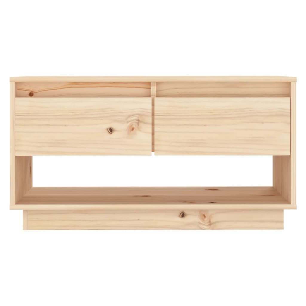 Meuble TV 74x34x40 cm Bois de pin massif - XIOS