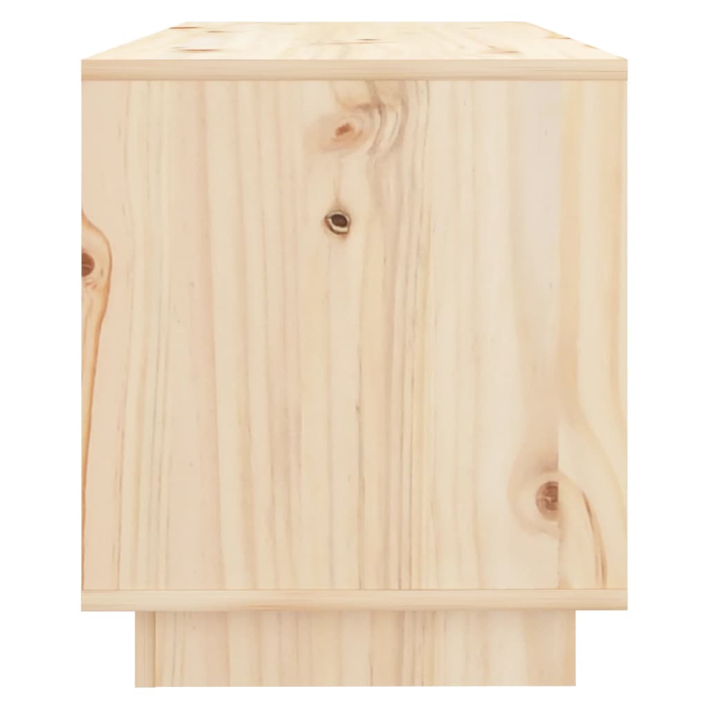 Meuble TV 74x34x40 cm Bois de pin massif - XIOS
