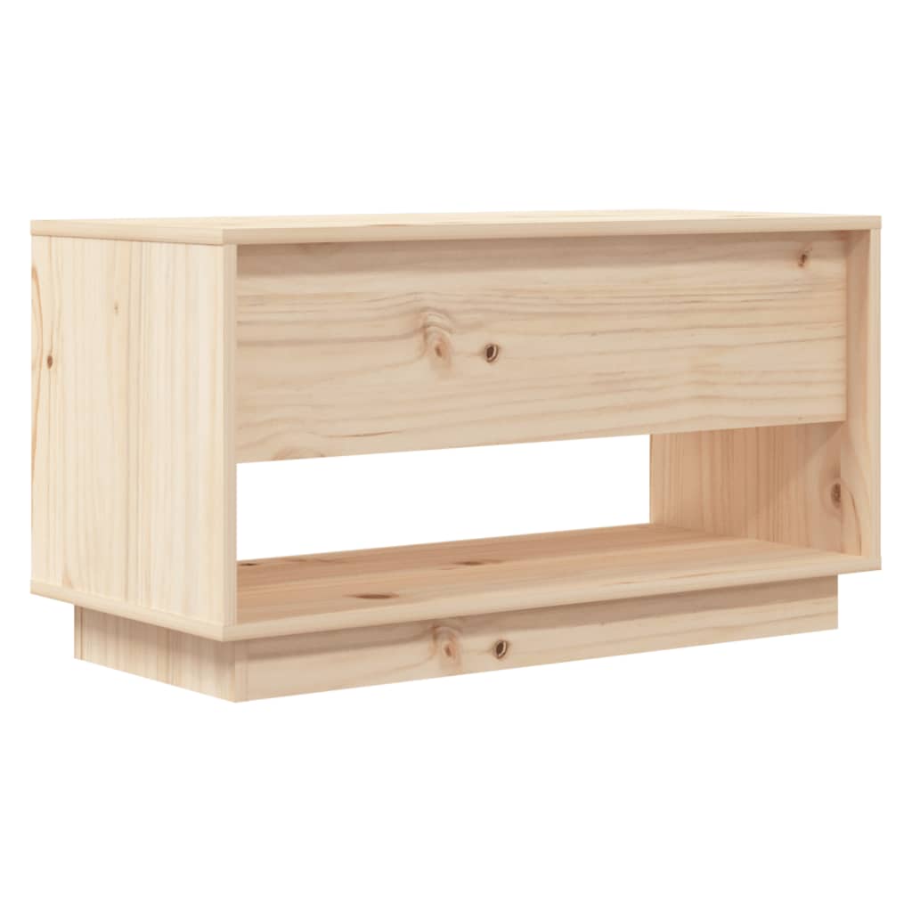 Meuble TV 74x34x40 cm Bois de pin massif - XIOS