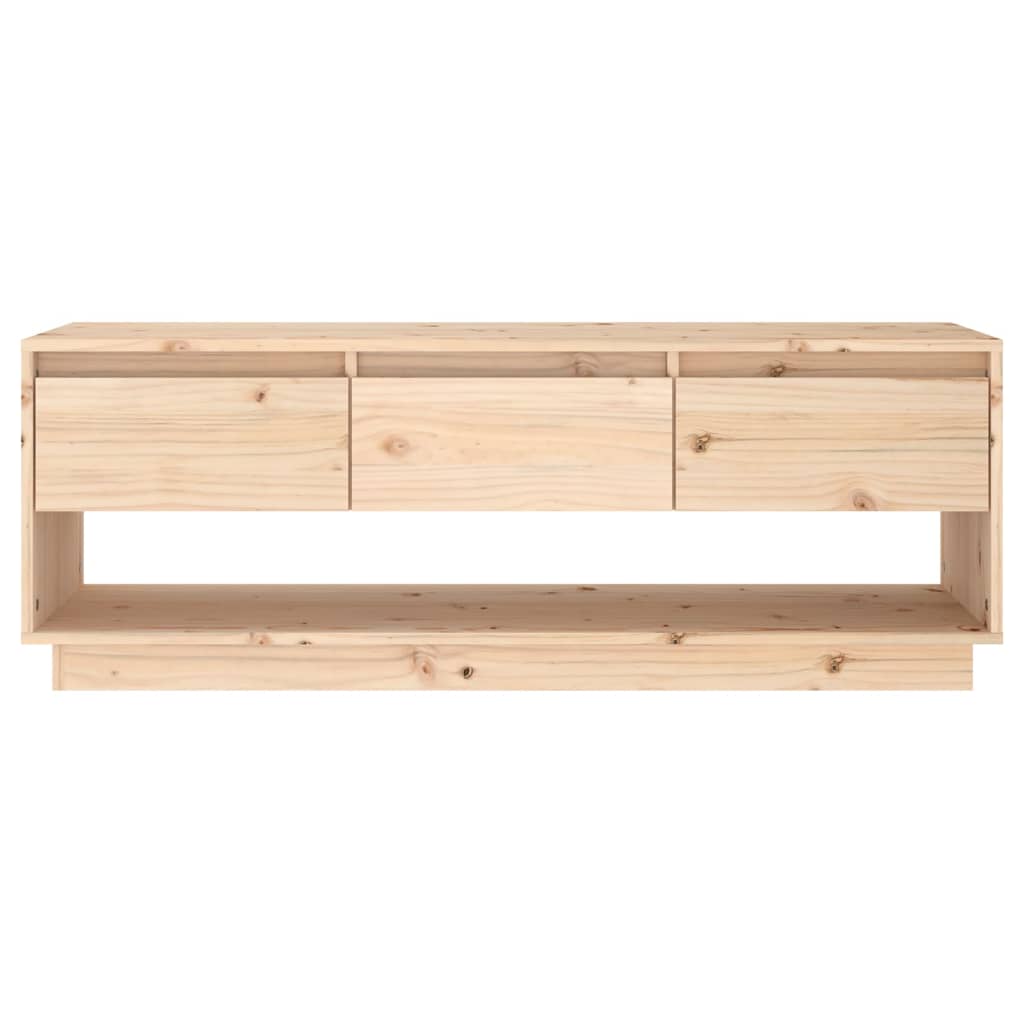 Meuble TV 110,5x34x40 cm Bois de pin massif - XIOS