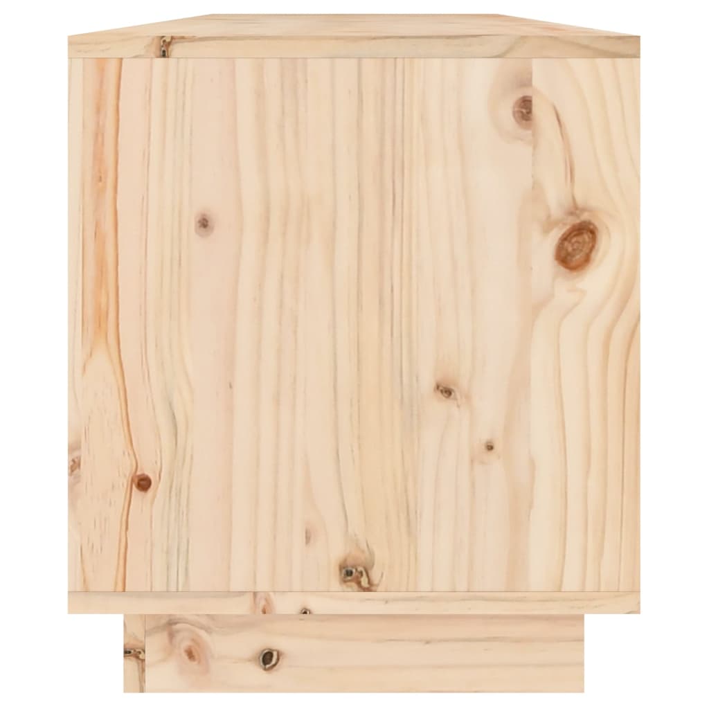 Meuble TV 110,5x34x40 cm Bois de pin massif - XIOS