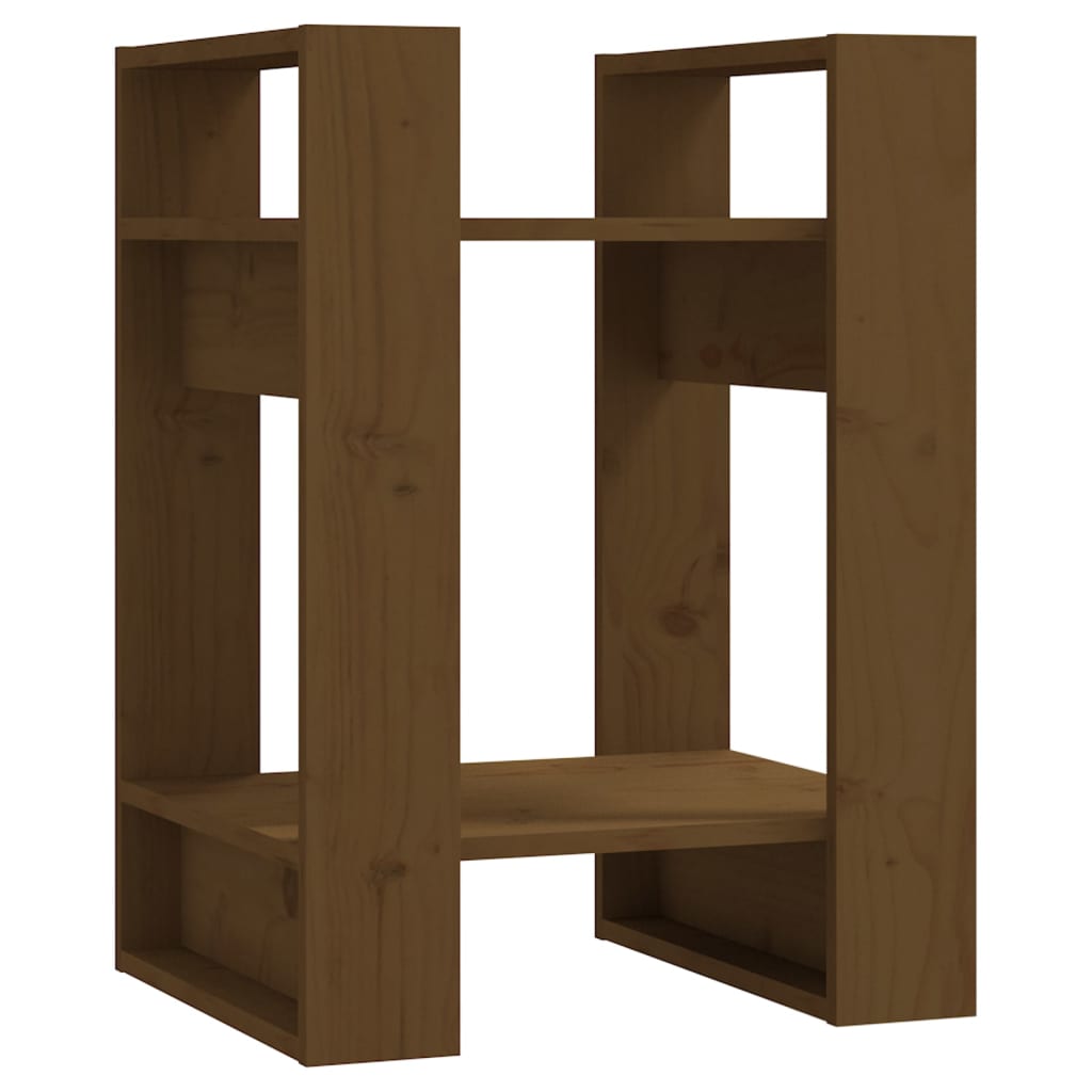 Bibliothèque/Séparateur de pièce Marron miel 41x35x57 cm Pin - XIOS