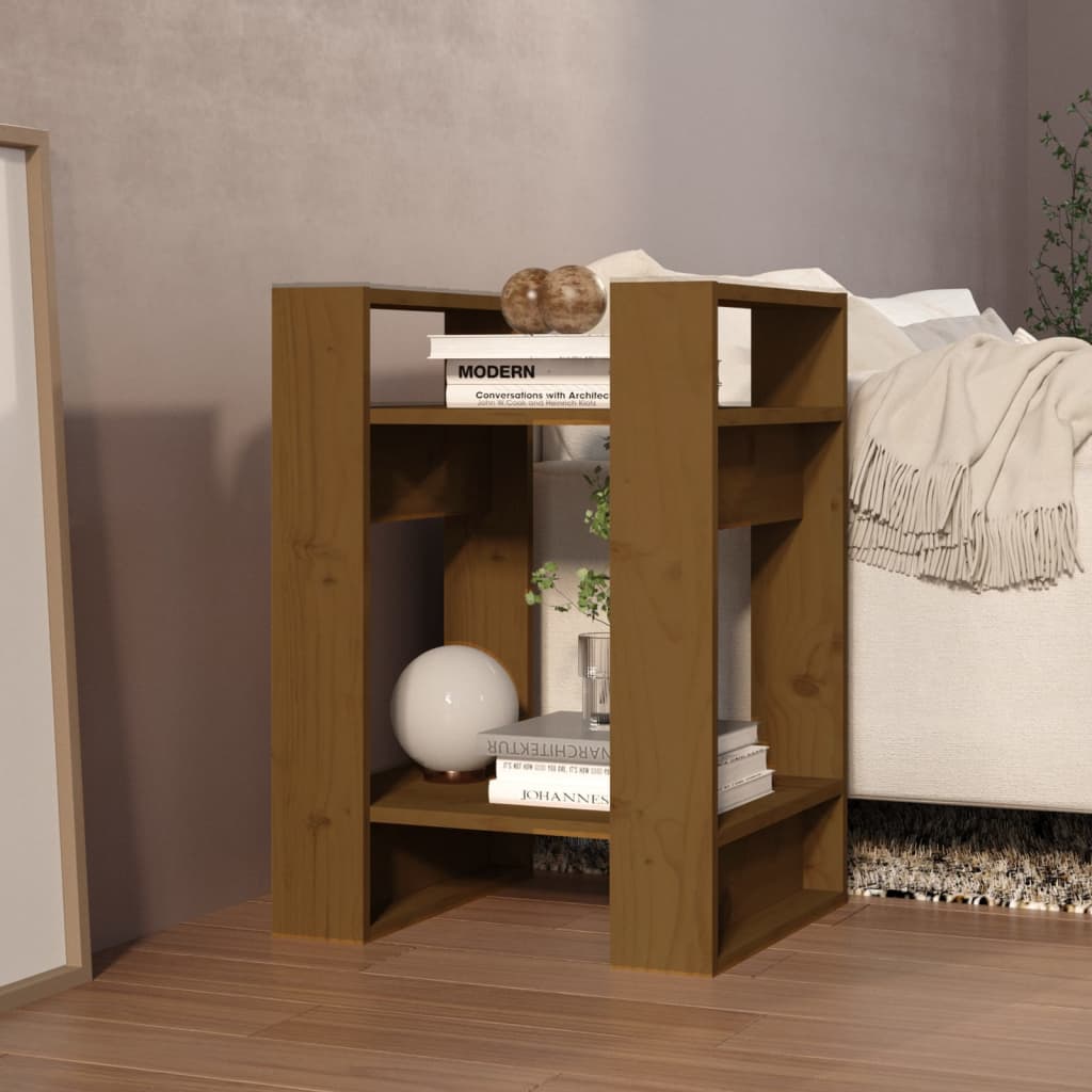 Bibliothèque/Séparateur de pièce Marron miel 41x35x57 cm Pin - XIOS