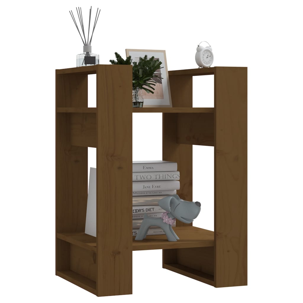 Bibliothèque/Séparateur de pièce Marron miel 41x35x57 cm Pin - XIOS