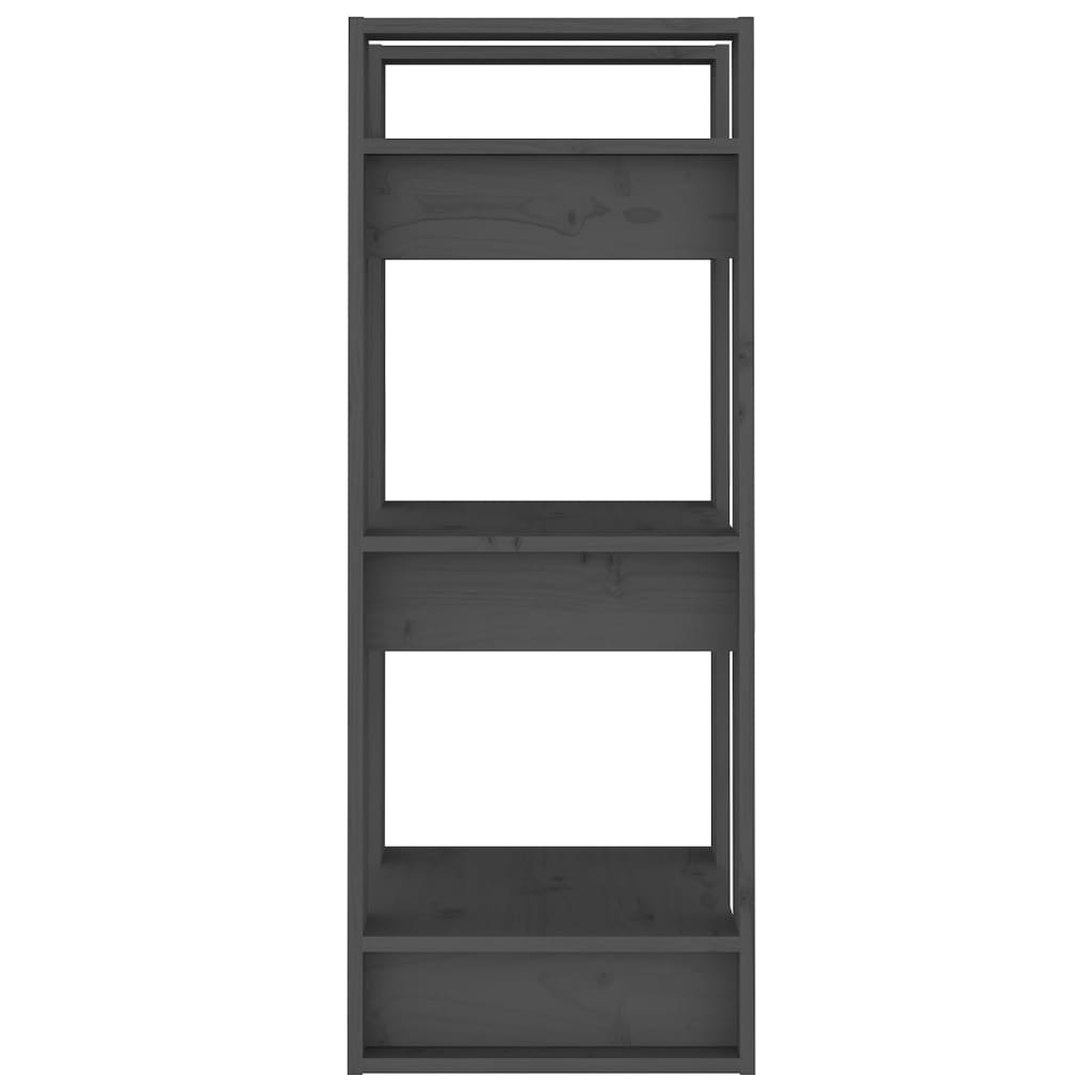 Bibliothèque/Séparateur de pièce Gris 41x35x91 cm Pin solide - XIOS