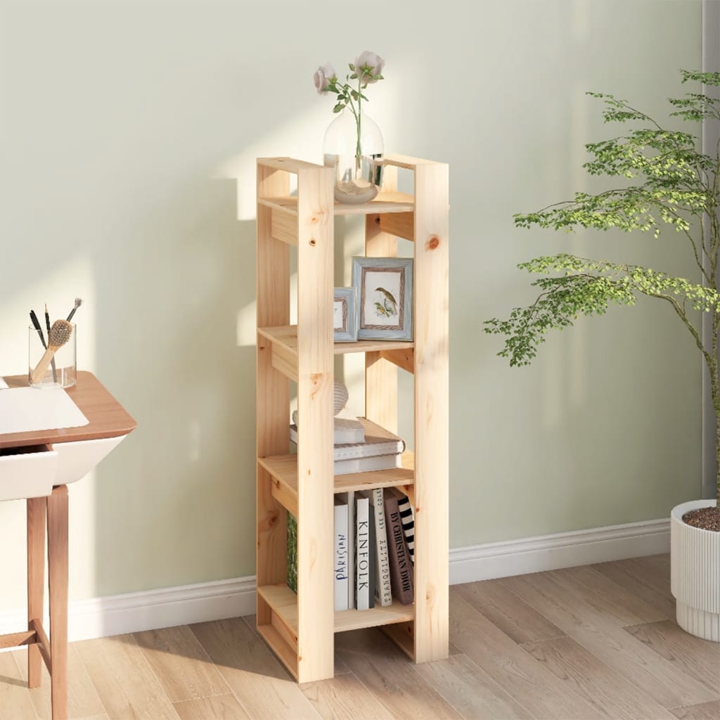 Bibliothèque/Séparateur de pièce 41x35x125 cm pin massif - XIOS