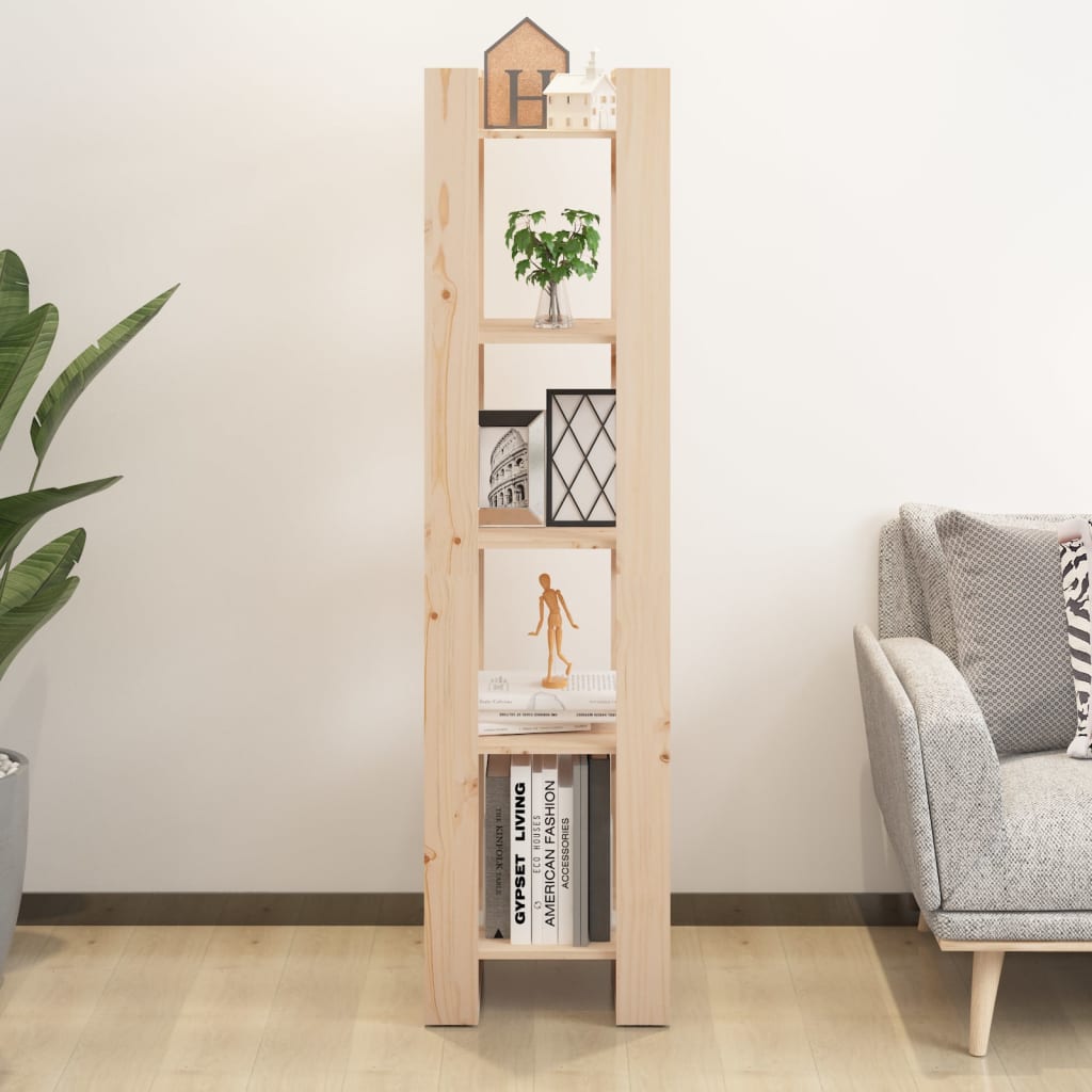 Bibliothèque/Séparateur de pièce 41x35x160 cm Pin massif - XIOS