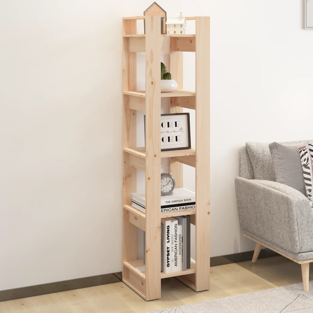 Bibliothèque/Séparateur de pièce 41x35x160 cm Pin massif - XIOS