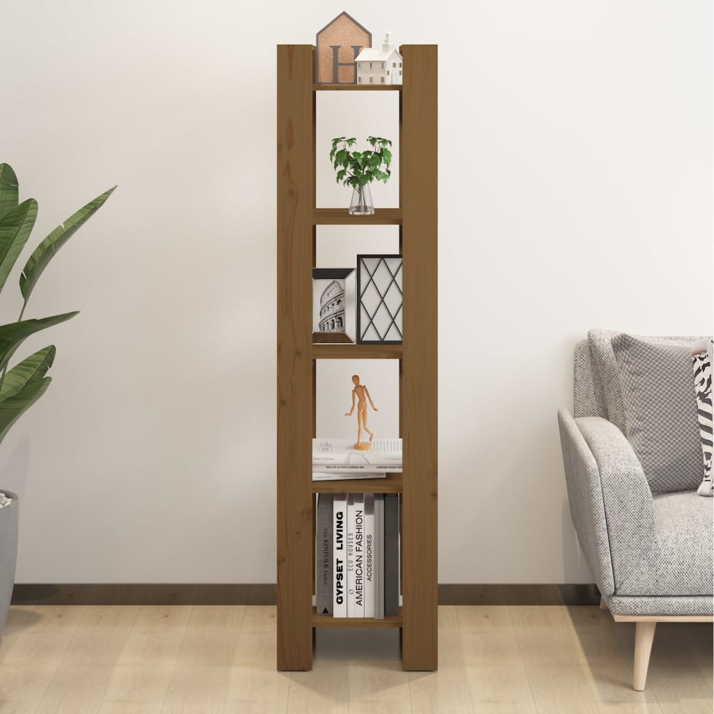 Bibliothèque/Séparateur de pièce Marron miel 41x35x160 cm Pin - XIOS