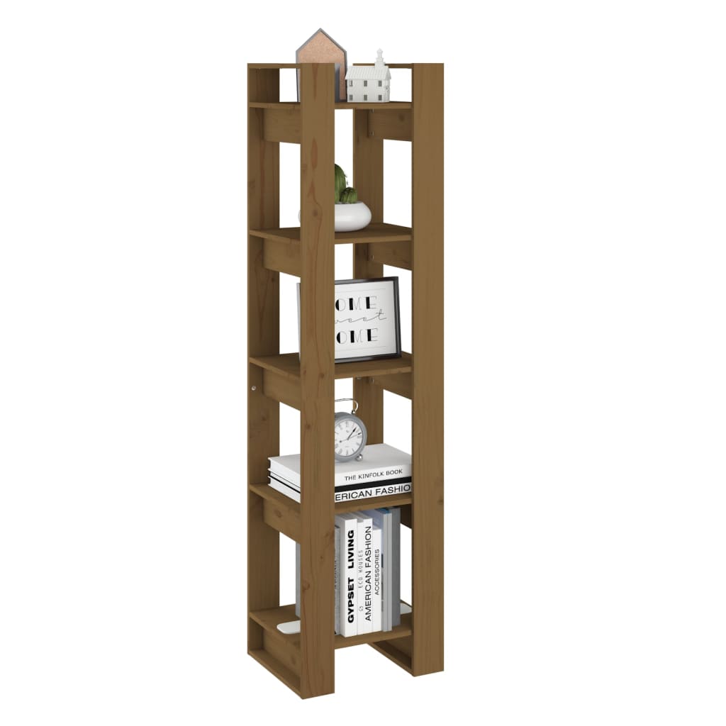 Bibliothèque/Séparateur de pièce Marron miel 41x35x160 cm Pin - XIOS