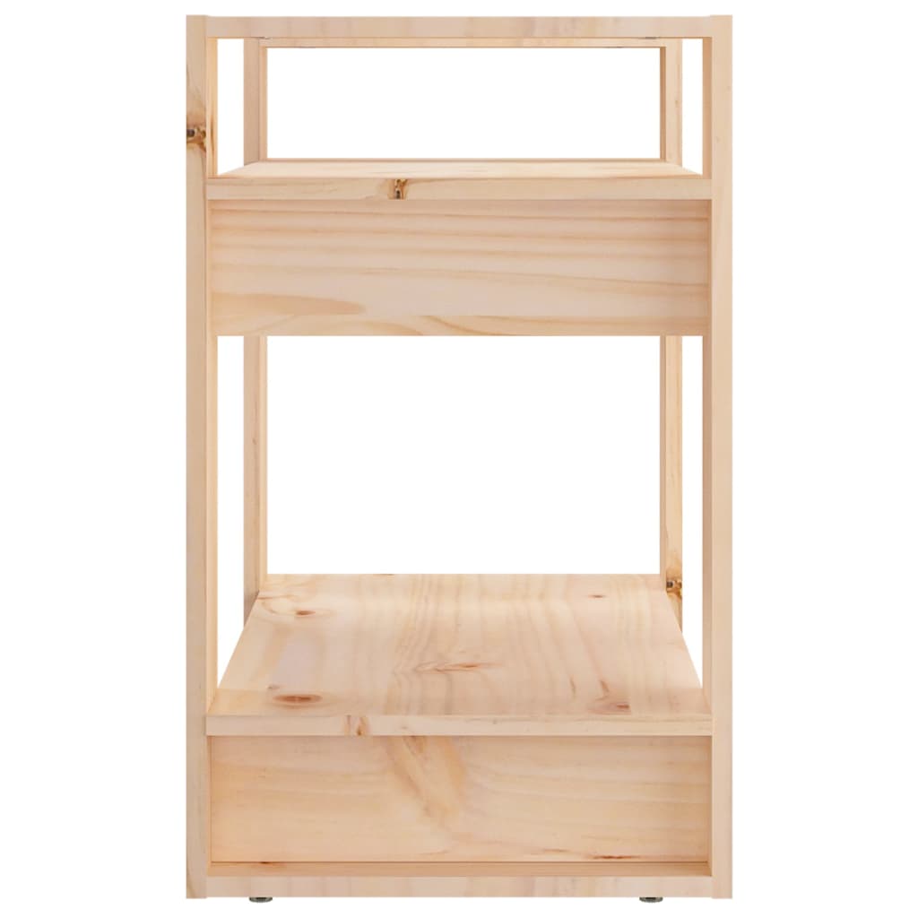 Bibliothèque/Séparateur de pièce 60x35x57 cm Pin massif - XIOS
