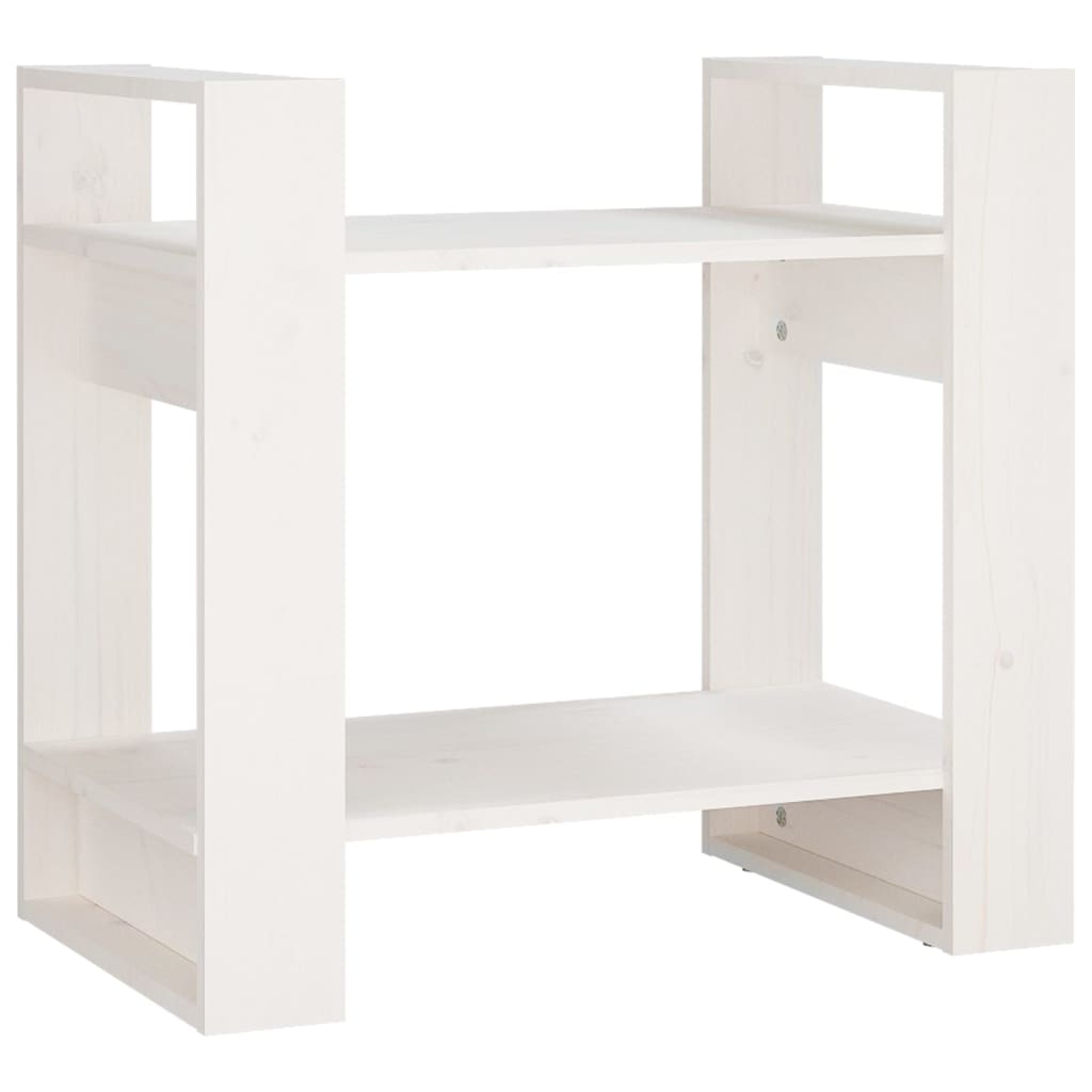 Bibliothèque/Séparateur de pièce Blanc 60x35x57 cm Bois de pin - XIOS