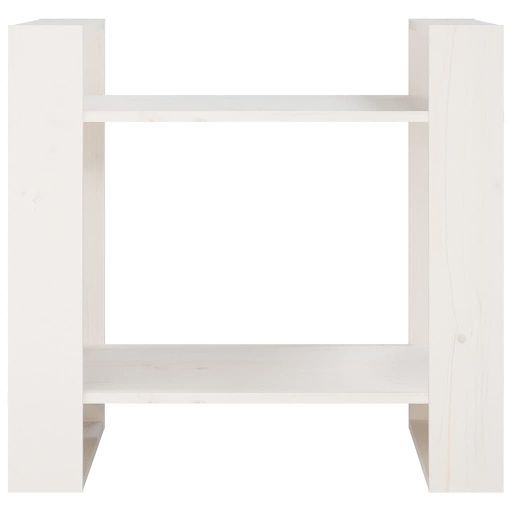 Bibliothèque/Séparateur de pièce Blanc 60x35x57 cm Bois de pin - XIOS