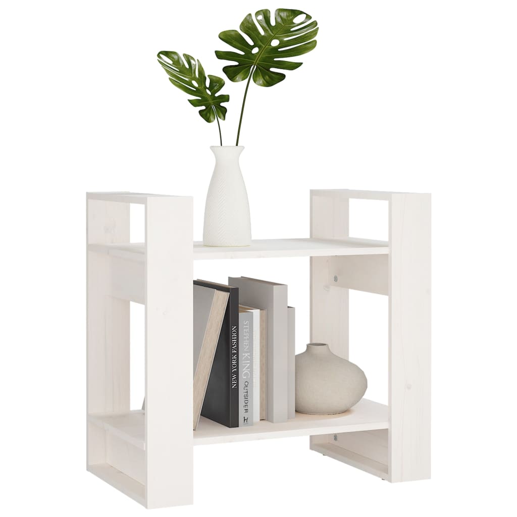 Bibliothèque/Séparateur de pièce Blanc 60x35x57 cm Bois de pin - XIOS
