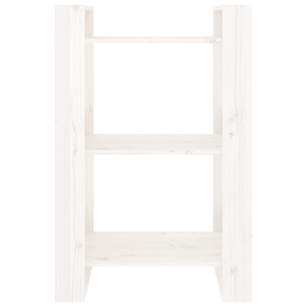 Bibliothèque/Séparateur de pièce Blanc 60x35x91 cm Bois de pin - XIOS