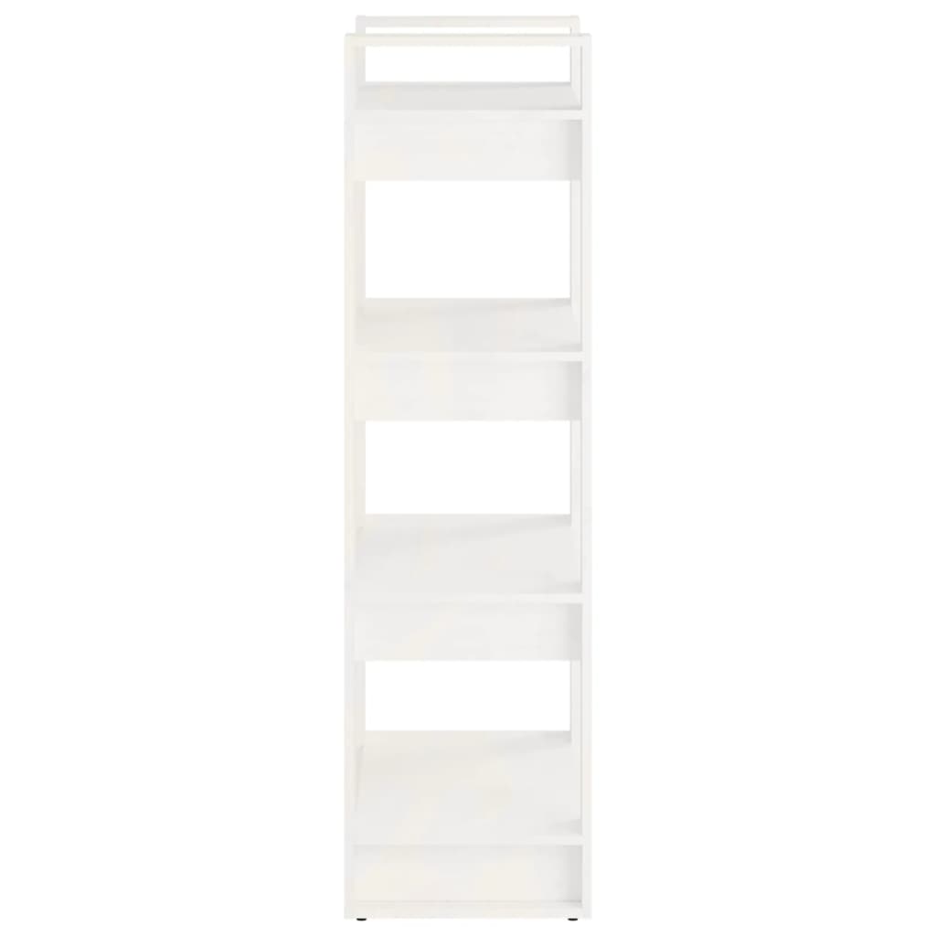 Bibliothèque/Séparateur de pièce Blanc 60x35x125 cm Bois massif - XIOS