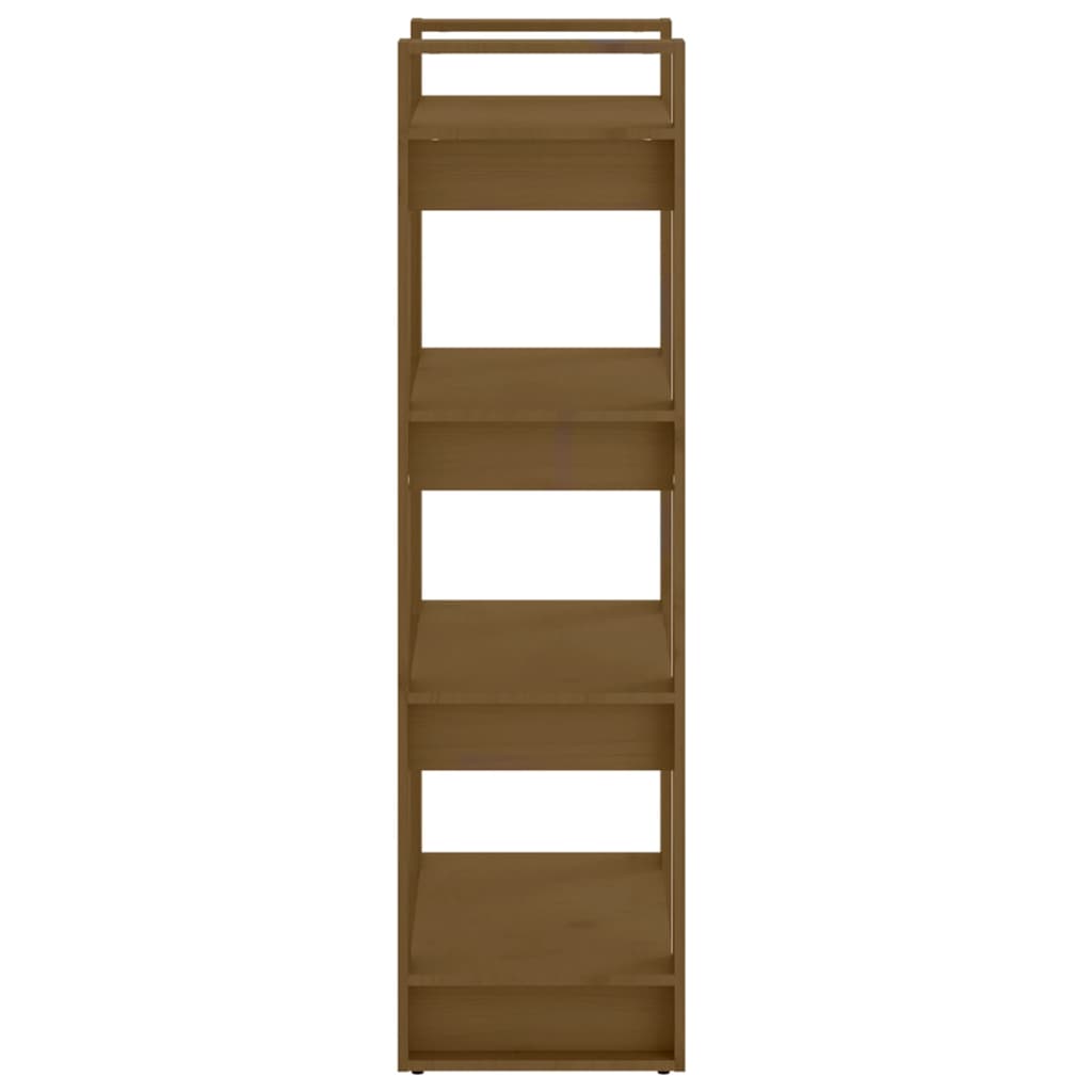 Bibliothèque/Cloison Marron miel 60x35x125 cm Bois massif - XIOS