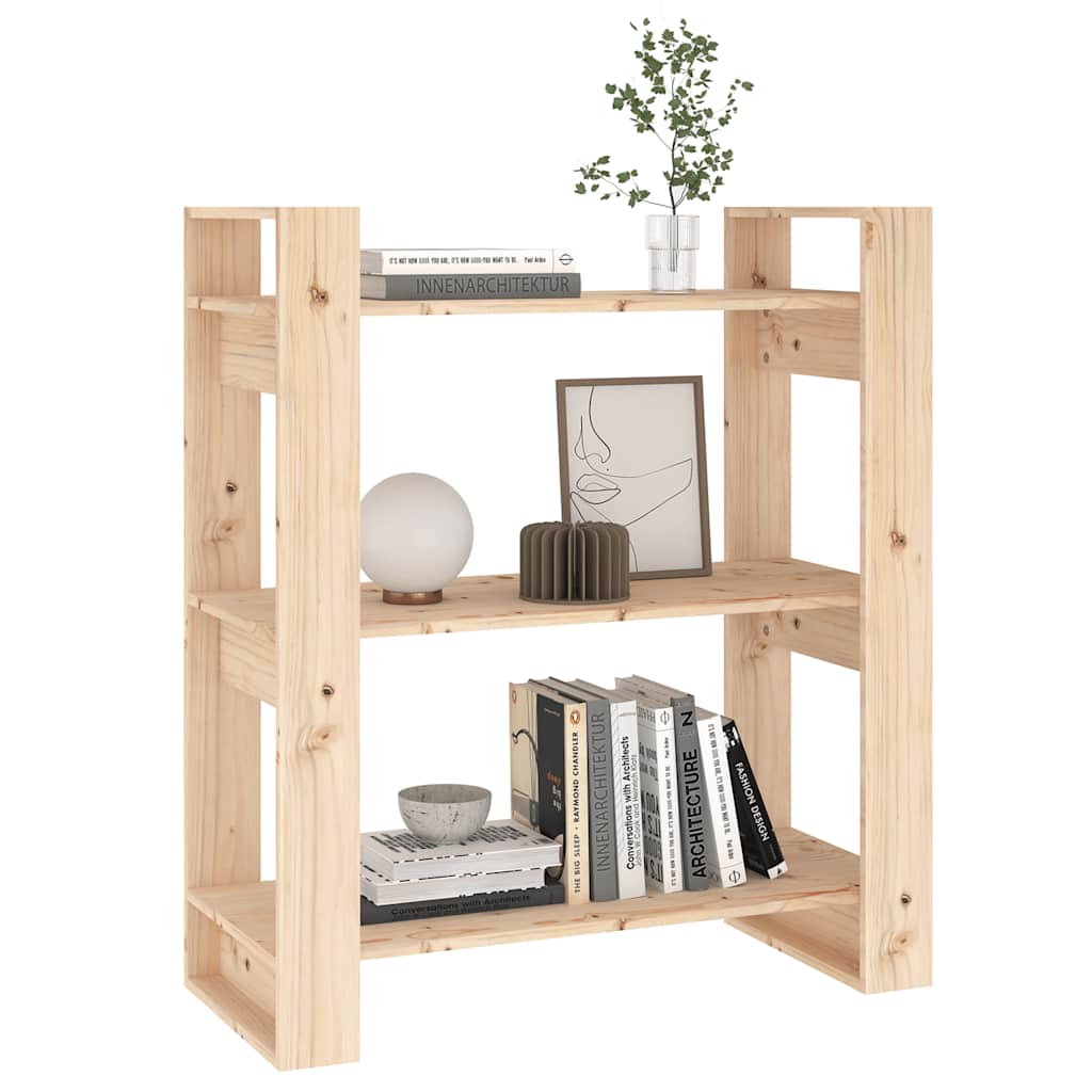 Bibliothèque/Séparateur de pièce 80x35x91 cm Pin massif - XIOS