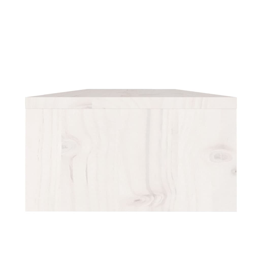 Support de moniteur Blanc 50x24x13 cm Bois de pin solide - XIOS