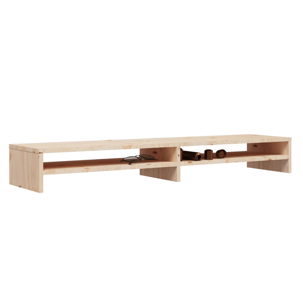 Support de moniteur 100x24x13 cm Bois de pin solide - XIOS